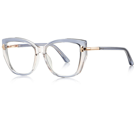 Rame de vedere Femei - Rame de Ochelari Dama Sonya blue transparent/gold protectie PC