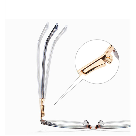 Rame de Ochelari Dama Trixie beige transparent/gold protectie PC [2]