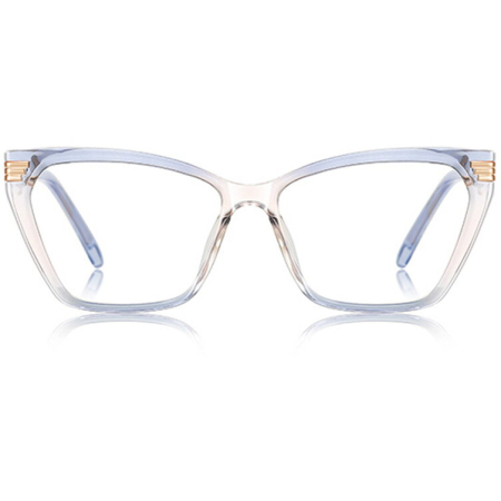 Rame de Ochelari Dama Trixie blue transparent/gold protectie PC [1]