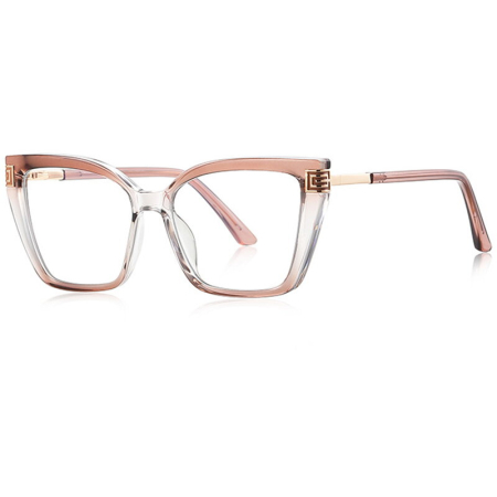 Ochelari Protectie PC - Rame de Ochelari Rame ochelari de vedere dama Alma beige transparent/gold protectie PC