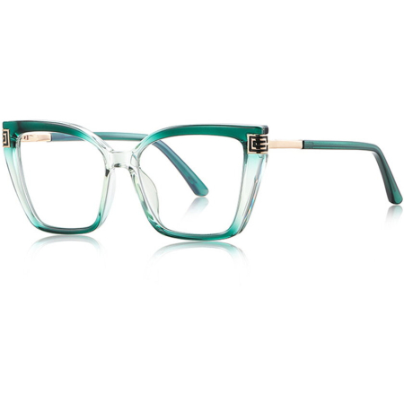 Ochelari Protectie PC - Rame de Ochelari Rame ochelari de vedere dama Alma green transparent/gold protectie PC