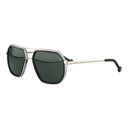 Ochelari de soare Barbati - Rame ochelari de soare Archer Black Silver/Green