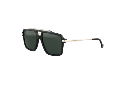 Ochelari de soare - Rame ochelari de soare Aron Black Gold/Green