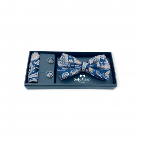 Set Papioane - Set papion Midnight Bloom Gentleman’s Choice