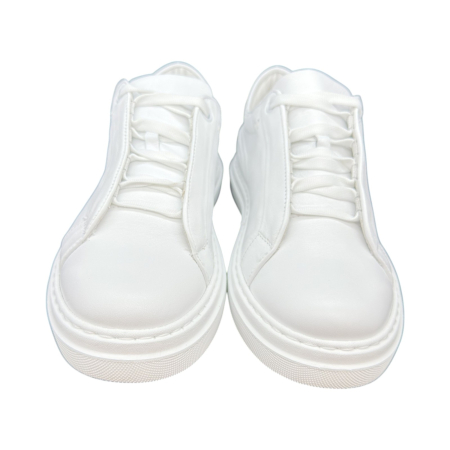 Sneakers - Sneakers Alb barbati din piele naturala