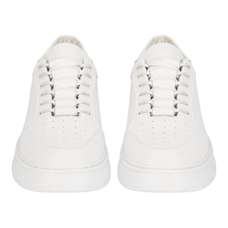 Sneakers - Sneakers alb premium pentru bărbați cu talpă albă
