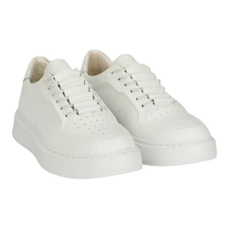 Sneakers alb premium pentru bărbați cu talpă albă [3]