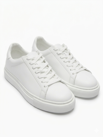 Sneakers Bărbați All-White - Piele 100% Naturală Premium [5]