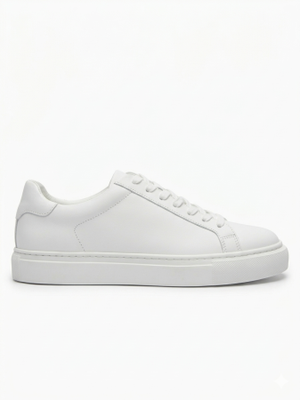 Sneakers Bărbați All-White - Piele 100% Naturală Premium [4]