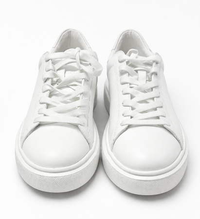 Smart Casual - Sneakers Bărbați All-White - Piele 100% Naturală Premium