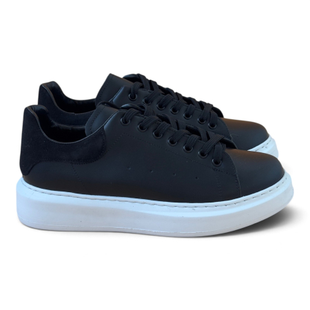 Sneakers Bărbați Urban Classic Negru din Piele Naturală – Fabricați în România [3]