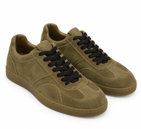 Sneakers - Sneakers Bărbați Urban Suede din Piele Naturală Întoarsă – Fabricați în România