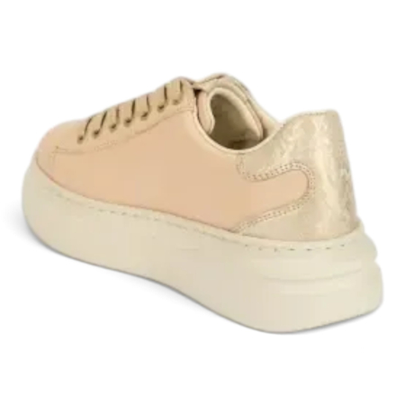 Sneakers Damă Bej Nude Delicate din Piele Naturală – Fabricați în România [2]