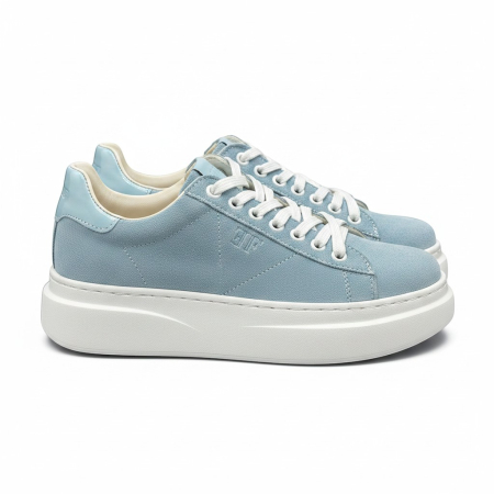 Sneakers Damă din Piele Întoarsă Sky Bleu [1]