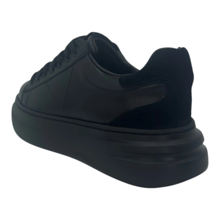 Sneakers Damă Urban Line Negru din Piele Naturală – Fabricați în România [5]