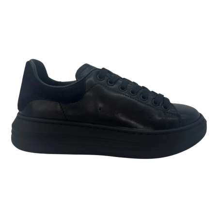 Sneakers Damă Urban Line Negru din Piele Naturală – Fabricați în România [2]