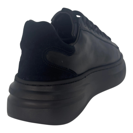 Sneakers Damă Urban Line Negru din Piele Naturală – Fabricați în România [7]
