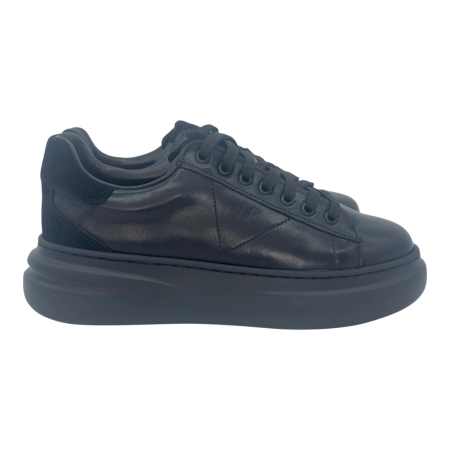 Sneakers Damă Urban Line Negru din Piele Naturală – Fabricați în România [6]