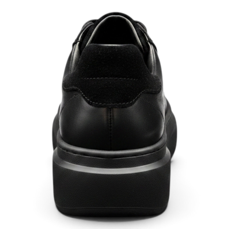 Sneakers damă din piele Urban Line – Negru [3]