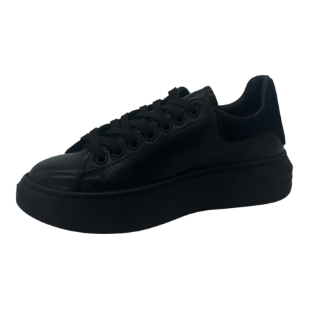 Sneakers Damă Urban Line Negru din Piele Naturală – Fabricați în România [8]