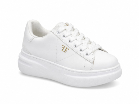 Sneakers Damă Élite Alb din Piele Naturală – Fabricați în România [1]