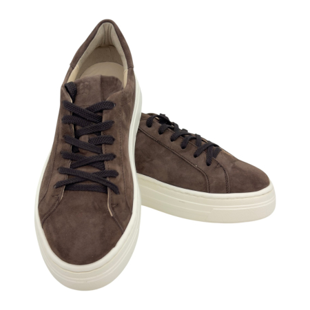 Sneakers Damă SIENA Brown din Piele Întoarsă [5]