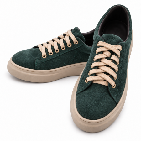 Sneakers Damă Siena Forest din Piele Întoarsă [1]