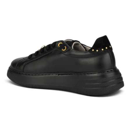 Sneakers Damă Sofia Negru din Piele Naturală – Fabricați în România [2]