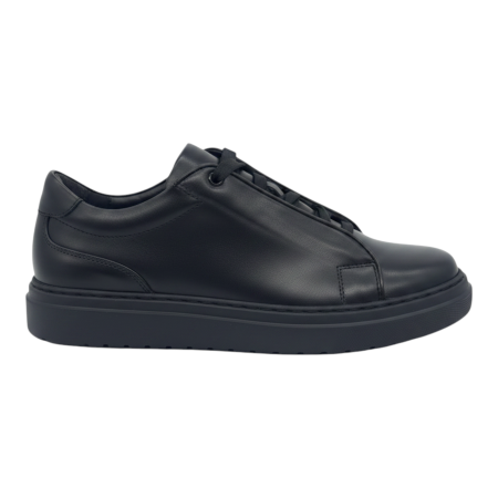 Sneakers Negru barbati din piele naturala [4]