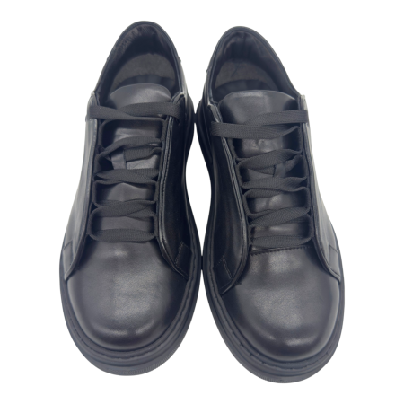 Sneakers Negru barbati din piele naturala [6]