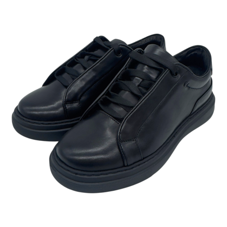 Sneakers Negru barbati din piele naturala [1]