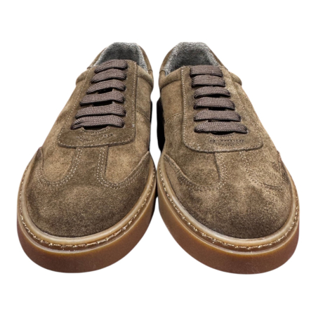 Sneakers - Sneakers Riviera Suede -Brown Sand