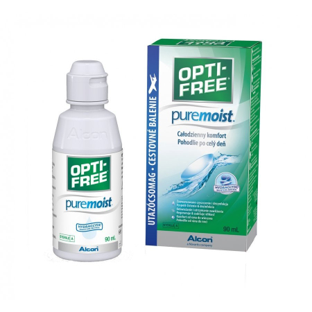 Lentile de contact - Solutie intretinere lentile de contact Solutie lentile contact Opti-Free Pure Moist 90 ml
