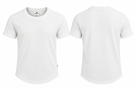 Tricou Alb Texturat pentru Barbati [1]