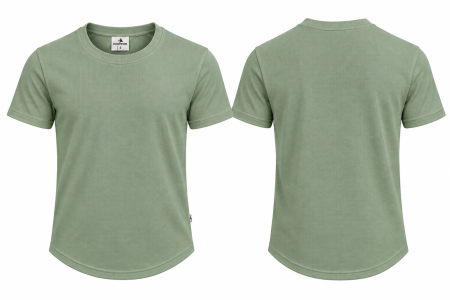 Tricou Verde-Salvie Texturat Barbati [1]