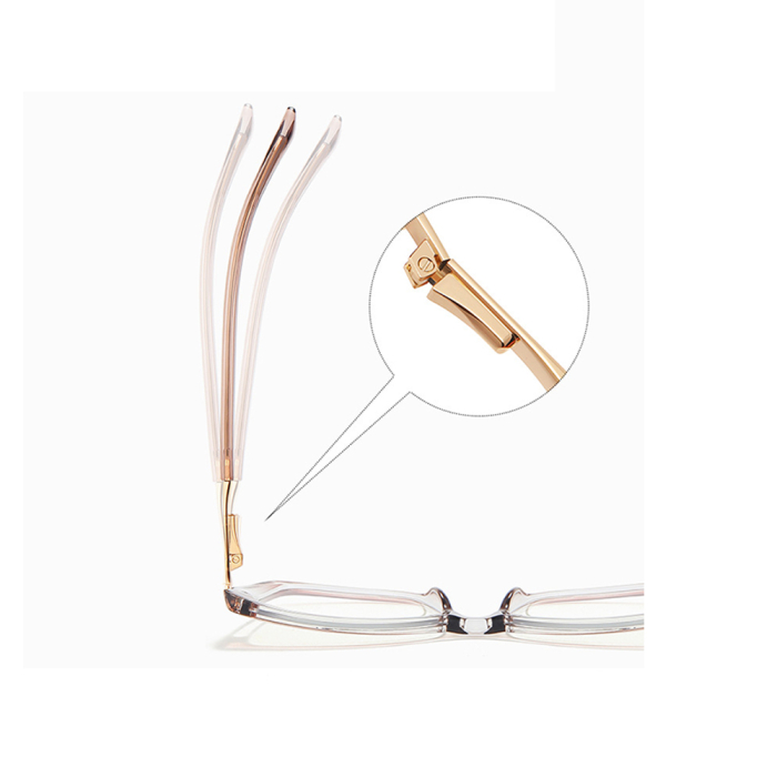 Zarena Beige Transparent-Gold Protecție PC [3]