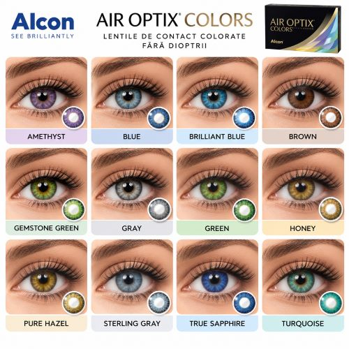 AIR OPTIX COLORS cu dioptrii – 2 lentile [2]