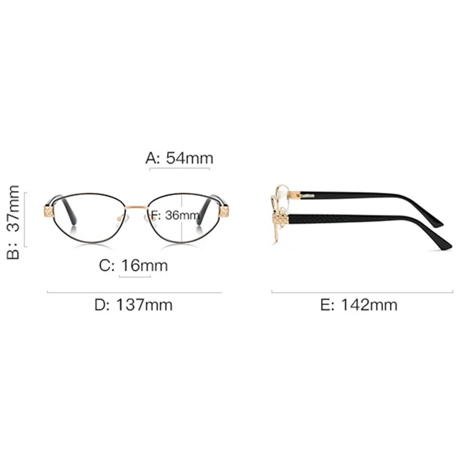 Ochelari de vedere Anemona black/gold [3]