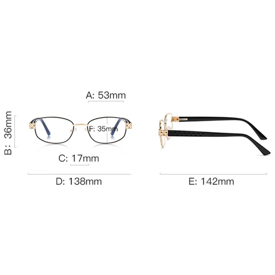 Ochelari de vedere Eveline black/gold [3]