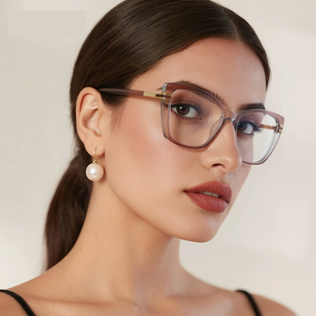 Zarena Beige Transparent-Gold Protecție PC [3]