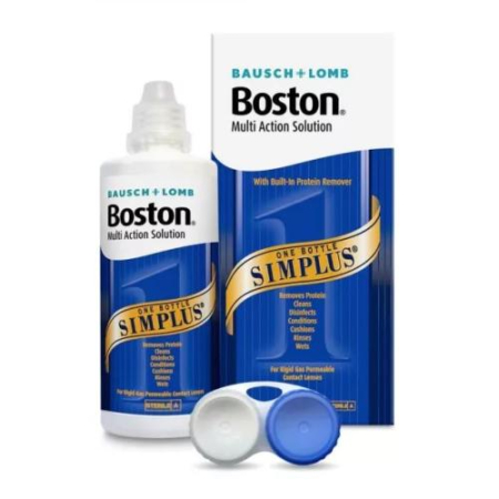 Solutii pentru lentile contact - Boston Simplus Soluție Multi-Action Lentile RGP 120 ml