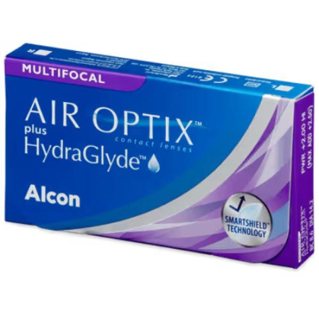 Lunare - Air Optix Plus HydraGlyde Multifocal - 3 lentile