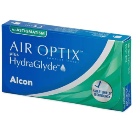 Lunare - Air Optix Plus HydraGlyde for Astigmatism - 3 lentile