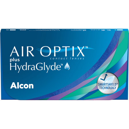 Cu dioptrii - Alcon AIR OPTIX plus HydraGlyde / 3 buc