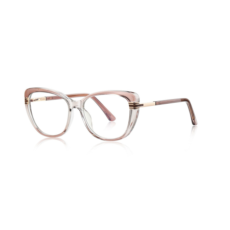 Cat Eye - Aveline Beige Transparent-Gold Protecție PC