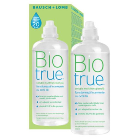 Solutii pentru lentile contact - Biotrue Soluție Lentile de Contact 360 ml
