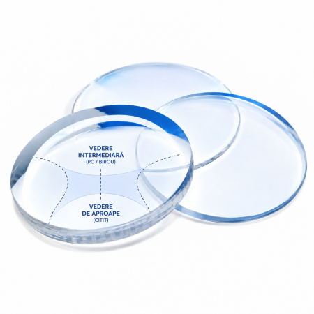 Lentile office - Lentile degresive 1,50 Fusion Office BLUE STEEL