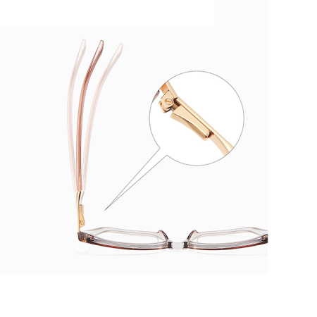 Nerissa Beige Transparent-Gold Protecție PC [2]