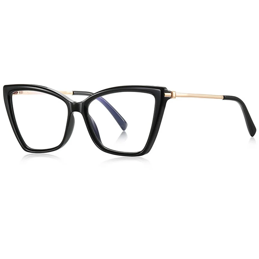 Plastic - Ochelari de vedere Veronika black/gold