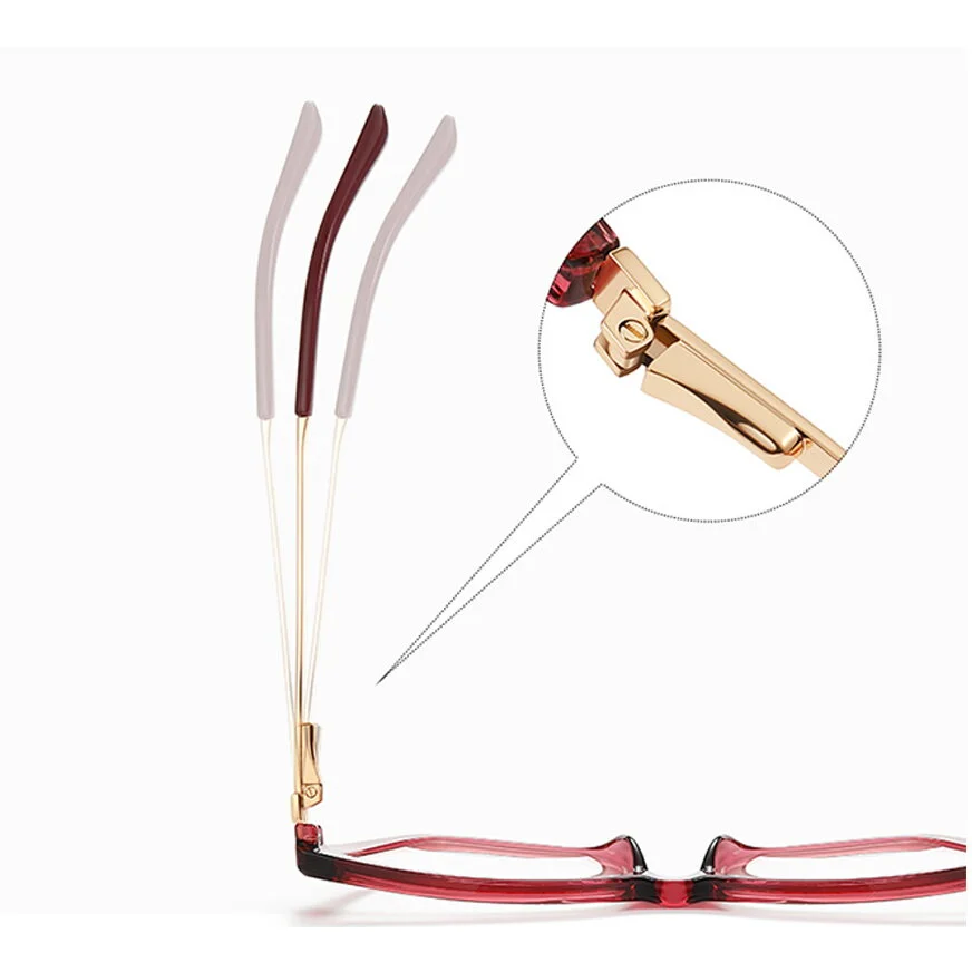 Ochelari de vedere Veronika red transparent/gold [2]